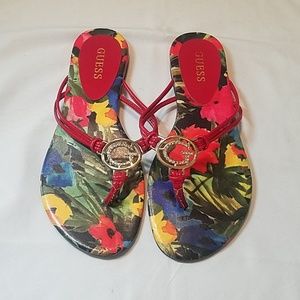 Guess flower sandals